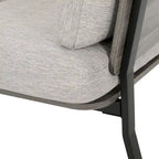 Modern 3-Seater Sofa with Flared Arms, Pillow Cushions & Wood Legs