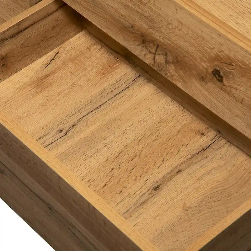70" TV Stand with Drop-Down Doors, Drawers & Cable Management for TVs Up to 80"