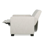 Contemporary Tufted Pushback Recliner Chair with Birch Wood Legs