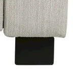 Contemporary Tufted Pushback Recliner Chair with Birch Wood Legs