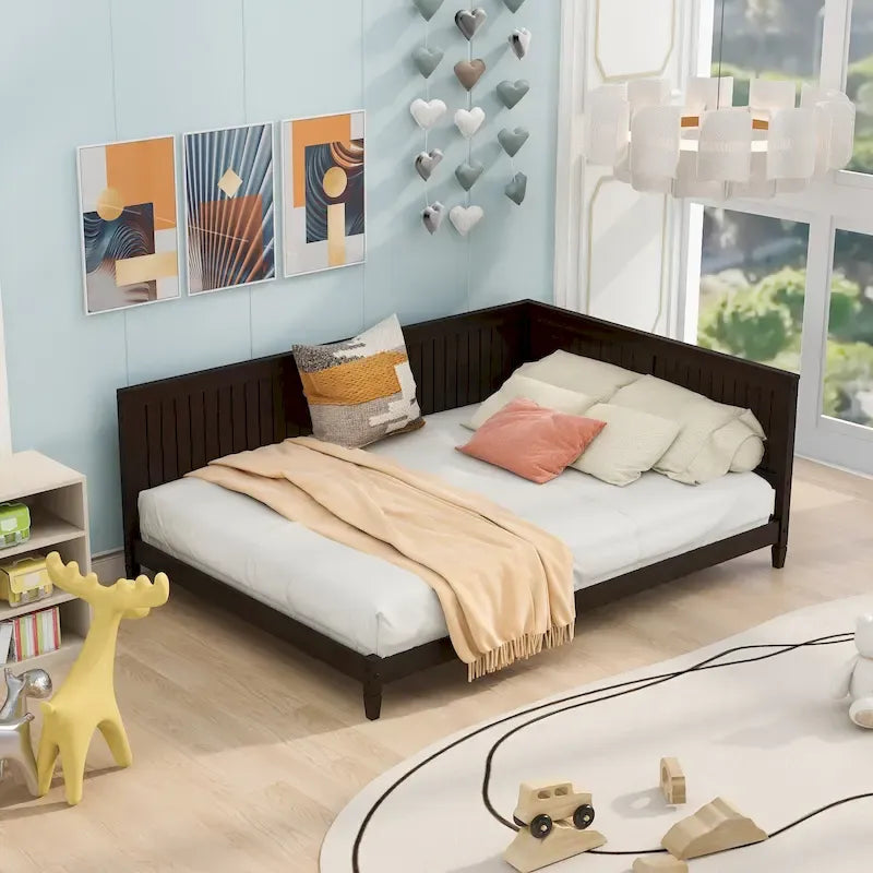 Espresso Full Size Wood Daybed
