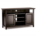 Solid Wood Transitional TV Stand with Storage & Cord Management, 54" Wide