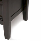 Solid Wood Transitional TV Stand with Storage & Cord Management, 54" Wide