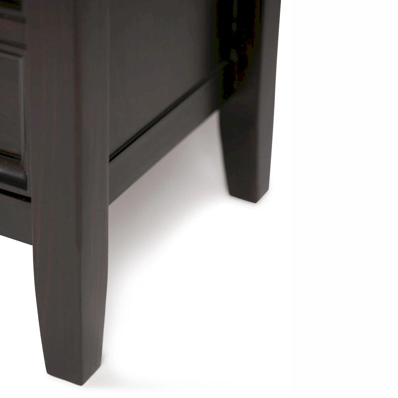 Solid Wood Transitional TV Stand with Storage & Cord Management, 54" Wide