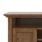 Solid Wood Transitional TV Stand with Storage & Cord Management, 54" Wide