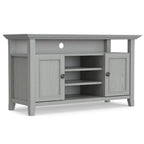 Solid Wood Transitional TV Stand with Storage & Cord Management, 54" Wide