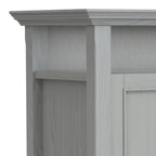 Solid Wood Transitional TV Stand with Storage & Cord Management, 54" Wide