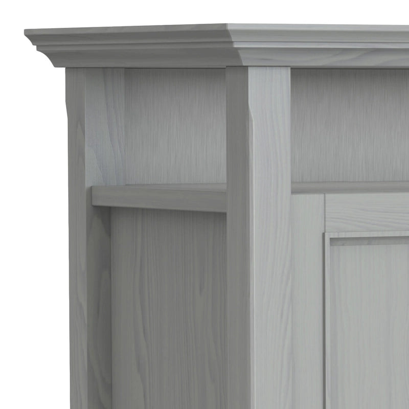 Solid Wood Transitional TV Stand with Storage & Cord Management, 54" Wide