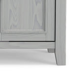 Solid Wood Transitional TV Stand with Storage & Cord Management, 54" Wide