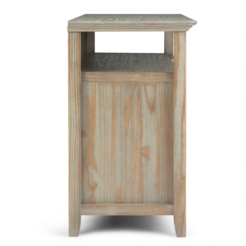 Solid Wood Transitional TV Stand with Storage & Cord Management, 54" Wide