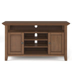 Solid Wood Transitional TV Stand with Storage & Cord Management, 54" Wide