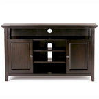 Solid Wood Transitional TV Stand with Storage & Cord Management, 54" Wide