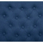 Upholstered Armless Button-Tufted Parson Dining Chairs, Set of 2