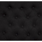 Upholstered Armless Button-Tufted Parson Dining Chairs, Set of 2