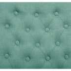 Upholstered Armless Button-Tufted Parson Dining Chairs, Set of 2