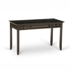Solid Wood Transitional Desk with Keyboard Tray & Drawers, 54" Wide