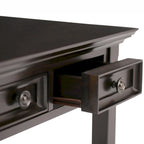 Solid Wood Transitional Desk with Keyboard Tray & Drawers, 54" Wide