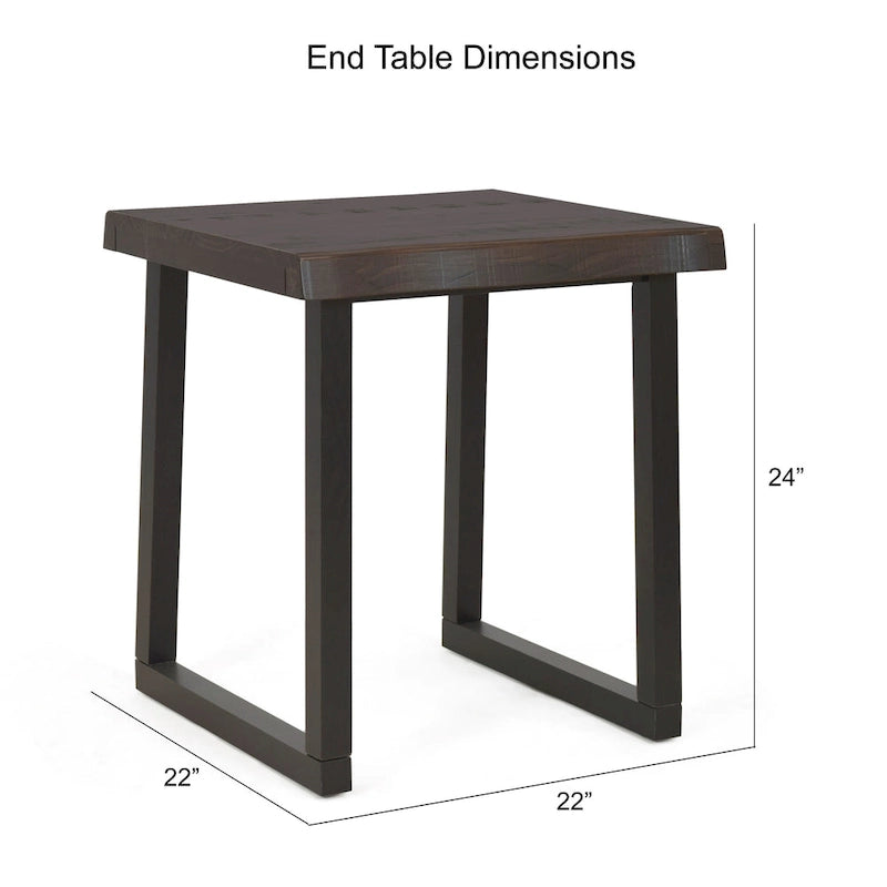 Steve Silver Joliet Live Edge Side Table