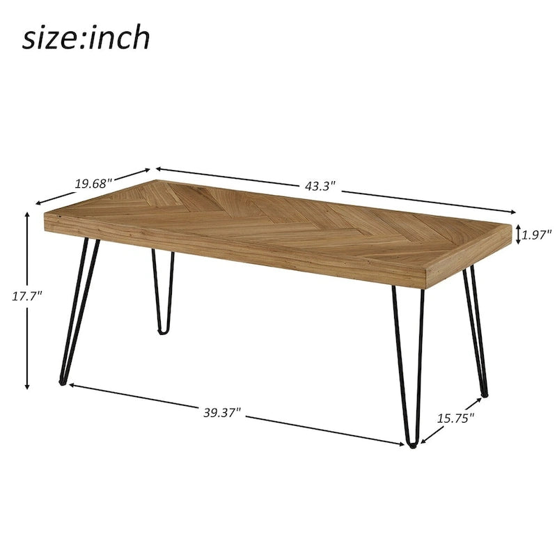 Modern Coffee Table Tea Table Cocktail Table for Living Room