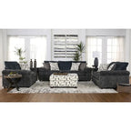 Wide Wale Corduroy 4-Piece Living Room Set: Sofa, Loveseat, Cuddle Chair & Ottoman