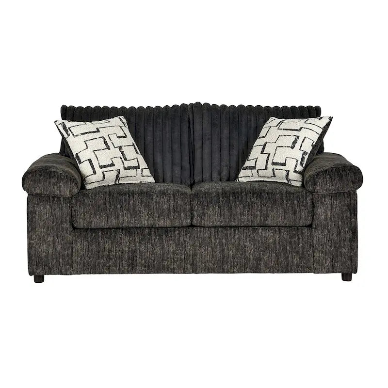 Wide Wale Corduroy 4-Piece Living Room Set: Sofa, Loveseat, Cuddle Chair & Ottoman