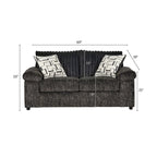 Wide Wale Corduroy 4-Piece Living Room Set: Sofa, Loveseat, Cuddle Chair & Ottoman