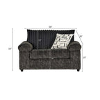 Wide Wale Corduroy 4-Piece Living Room Set: Sofa, Loveseat, Cuddle Chair & Ottoman