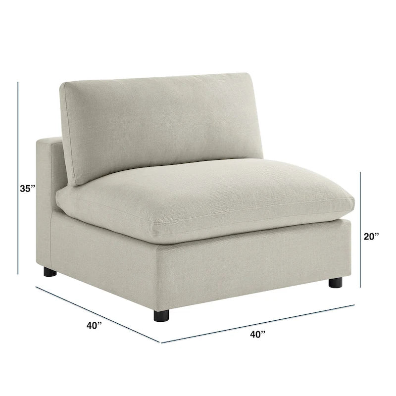Cambrai Armless Slipper Accent Chair by Greyson Living