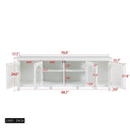 White Farmhouse 6-Piece Dining Set: Rectangular Table & 4 Chairs