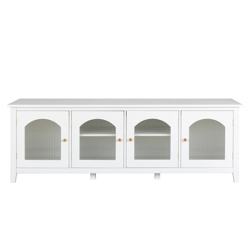 White Farmhouse 6-Piece Dining Set: Rectangular Table & 4 Chairs