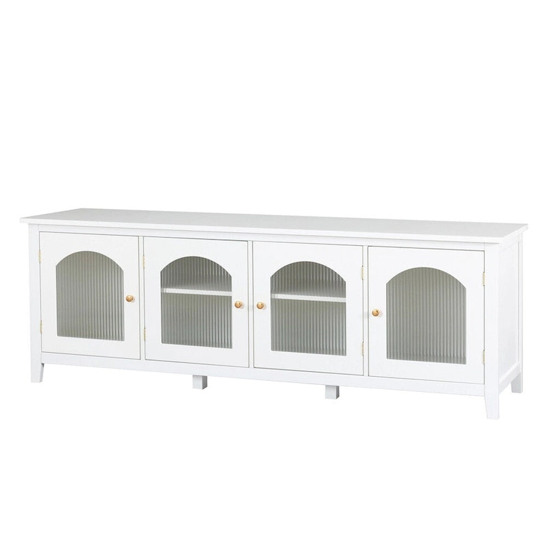 White Farmhouse 6-Piece Dining Set: Rectangular Table & 4 Chairs