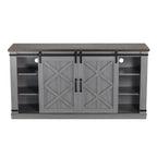 58 Farmhouse Sliding Barn Door TV Stand - Fits TVs up to 65 - 58 in Width