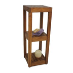 The Original Sula Square Teak Bath Stand