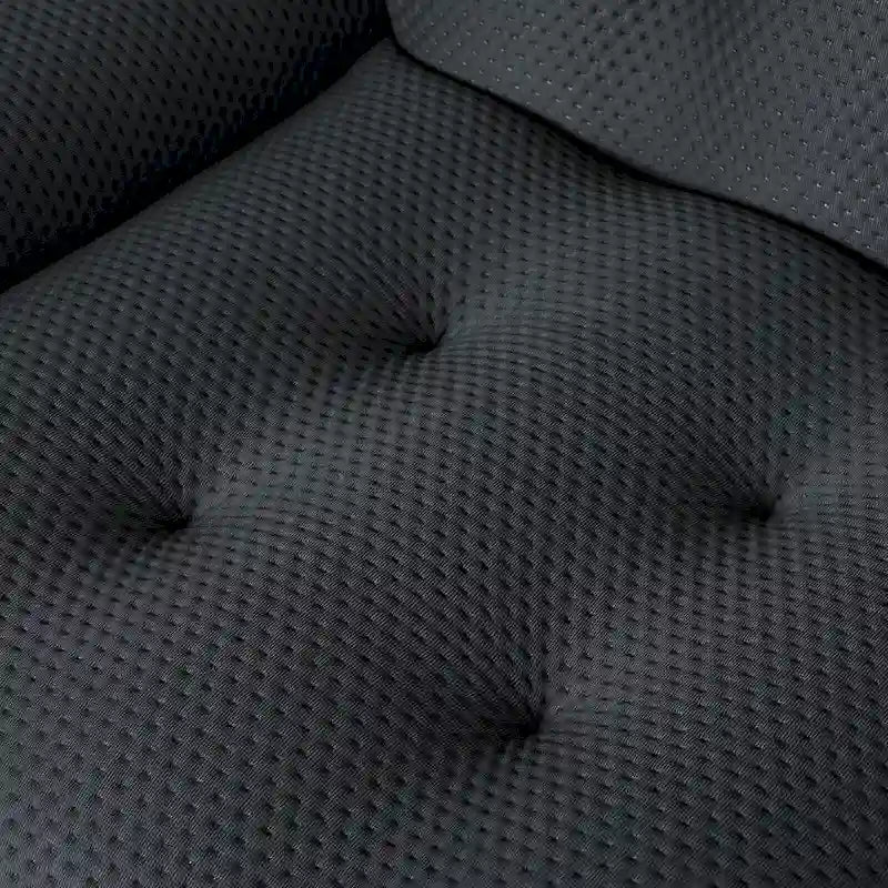 Modern Comfy Couch 3 Seater, Upholstered Floor Sofa 3D Textile Material Cloud Couch for Living Room, Apartment