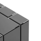 Modern Square Coffee Table Black Mirrored Center Table
