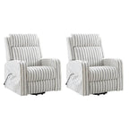 Power Lift Recliner with Massage, Heat, Wood Tray & USB Charging, Set of 2