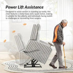 Power Lift Recliner with Massage, Heat, Wood Tray & USB Charging, Set of 2