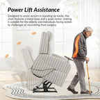 Power Lift Recliner with Massage, Heat, Wood Tray & USB Charging, Set of 2